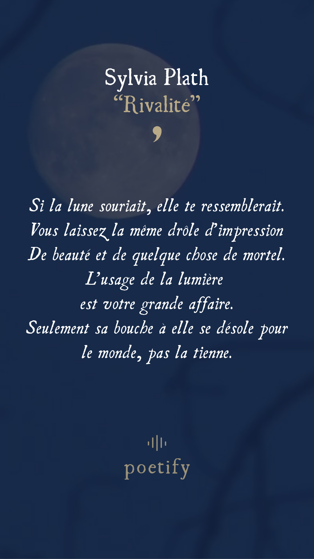 Rivalité de Sylvia Plath